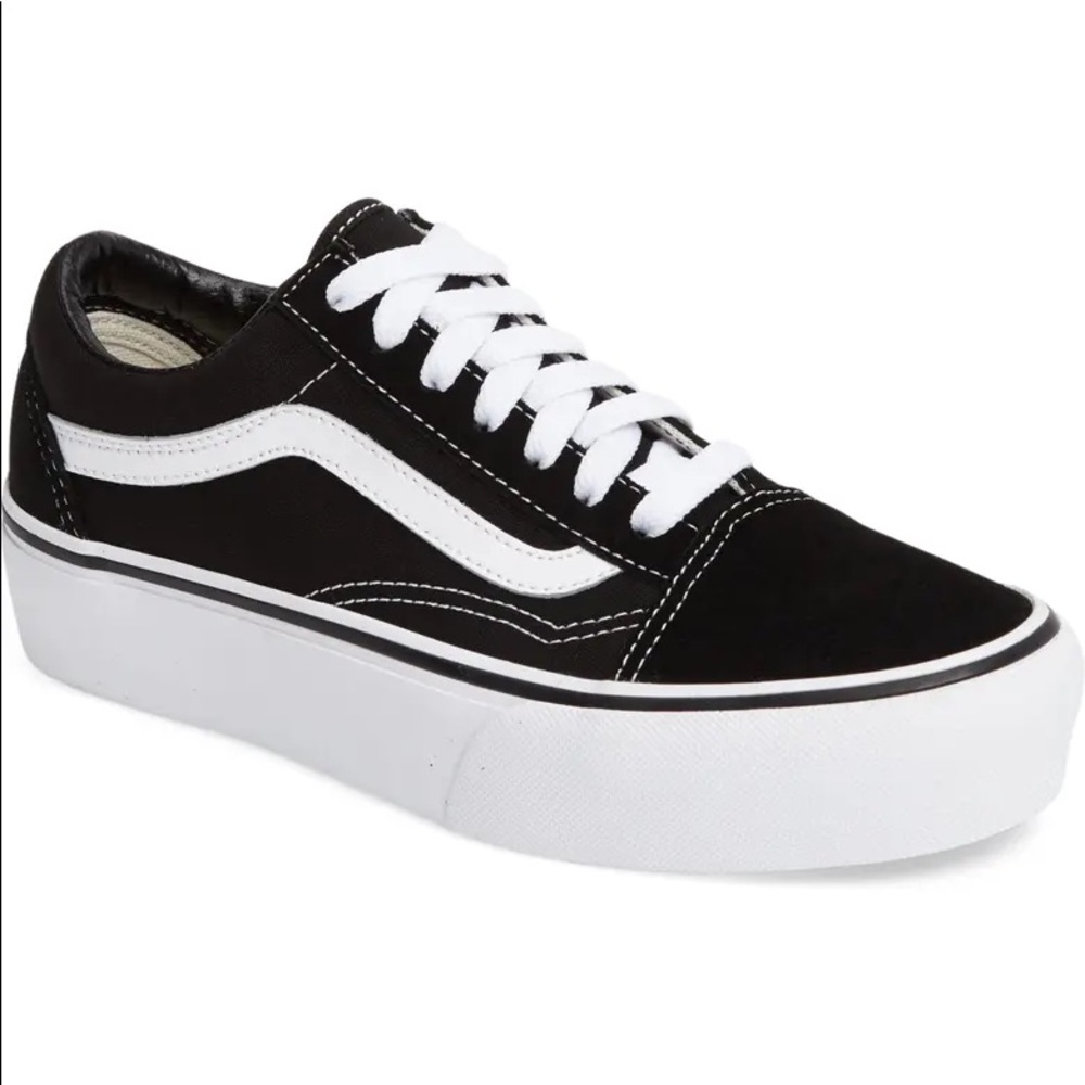 Vans platform lace up sneaker